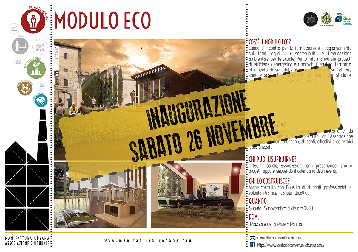 26 Novembre 2016 – Inaugurazione Modulo ECO, Parma