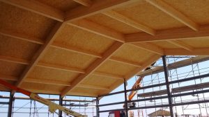 Copertura prefabbricata in legno capannone industriale multibox bioedilizia sostenibile