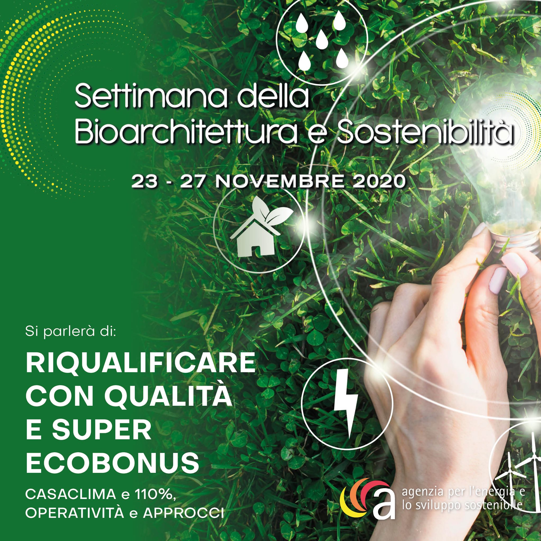 Sistem Costruzioni sponsor della Settimana della Bioarchitettura 2020